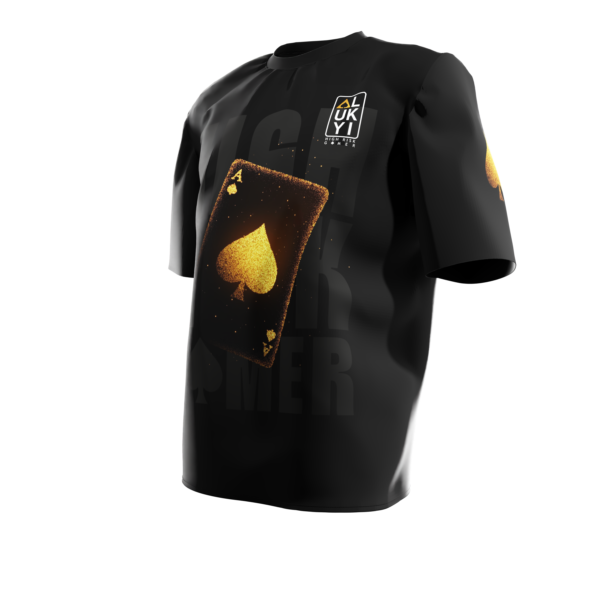 ALUKYI High Roller Premium Tee Black - Image 5