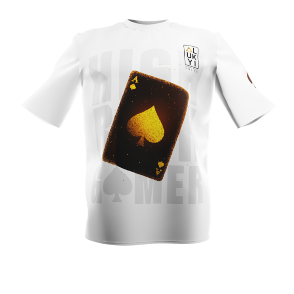 ALUKYI High Roller Premium Tee White
