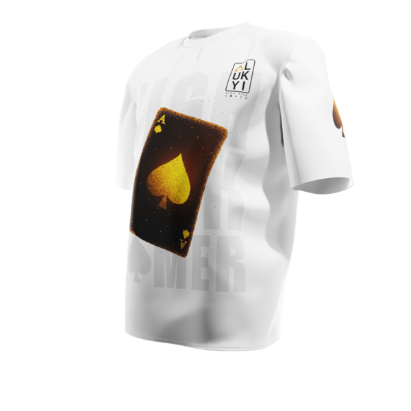 ALUKYI High Roller Premium Tee White - Image 2